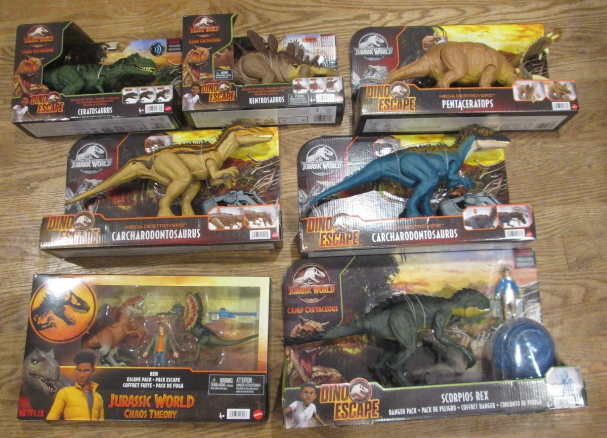 Jurassic World CAMP CRETACEOUS DINO ESCAPE SCORPIO REX KENJI
