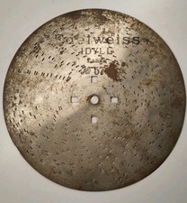 Kalliope Edelweiß Idyll Nr. 57 Spieluhrplatte Ø17,8cm Antik 