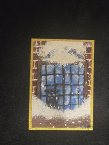 ACEO Miniature Card January Cabin Fever Cat Original Painting