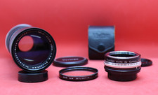 VTG Vivitar Tele Zoom 85-205mm f3.8 Lens 2x Custom Tele-Converter 2X-1 Lens