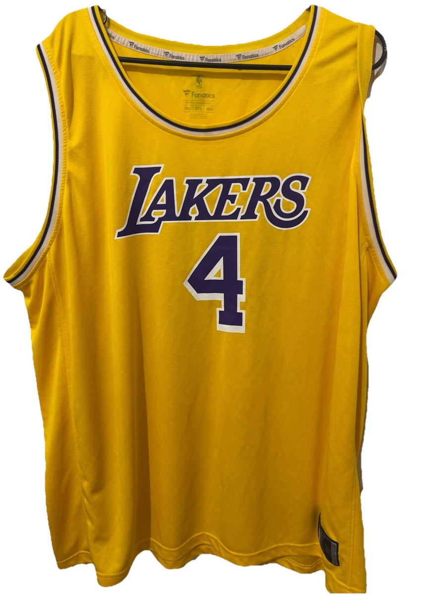 Alex Caruso Los Angeles Lakers NBA Jersey Gold #4 – Men's 3XL | eBay