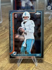 Quinn Ewers (RC) No. 316 Base Rookie - Topps Chrome Football 2025