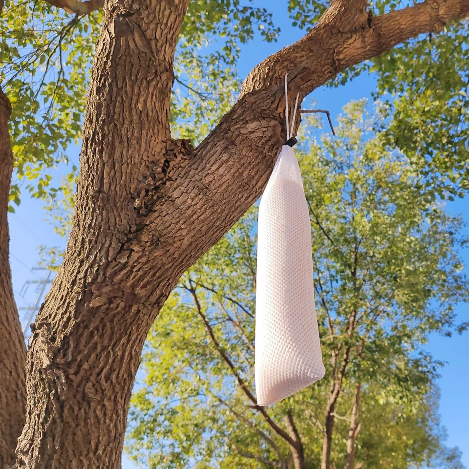 8 Pcs Finch Sock Feeder Thistle Seed Feeder Sacks for Garden Yard Wild Finch - Image 4 of 4