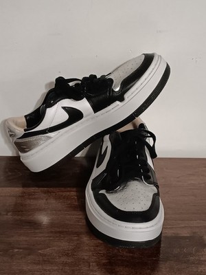 Nike Air Jordan 1 Elevate Low SE Metallic Silver Toe Womens Size 9~ DQ8561-001