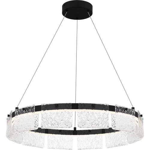 Matte Black LED Pendant from the Alice Collection - Picture 1 of 6