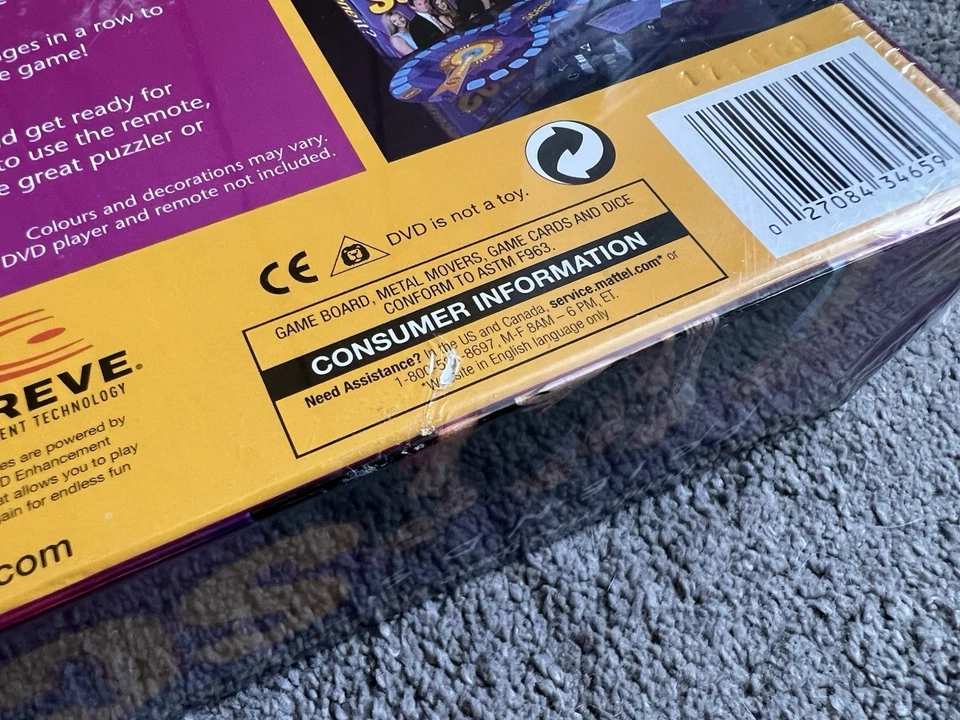 New & Sealed - Mattel Games Friends TV Show - Scene It - The DVD Trivia Game  - Image 3 of 3