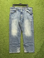 American Eagle Jeans Mens 38x32 Distressed Classic Bootcut Low Rise Casual NWT