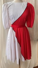 Vintage  The Square Dance Dress Co  Style 334 Polka Dot size 10 Rockabilly