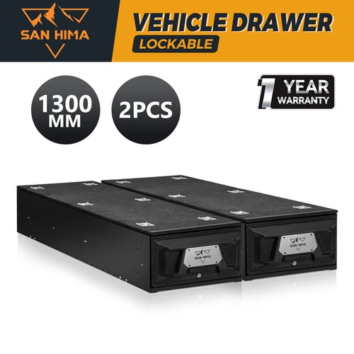 San Hima Lightweight 2X 1300MM 4WD Rear Drawer Vehicle Cargo Storage ...