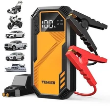 TENKER 4000A 10000mAh Car Jump Starter Booster Jumper Box Power Bank Battery US