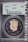 1979-S Kennedy Half Dollar Proof — photo from another recent sale