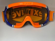 VINTAGE UVEX SPEED 501 Ski Goggles Race Orang...