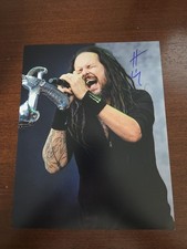 Jonathan Davis KORN Signed 8x10 Photo