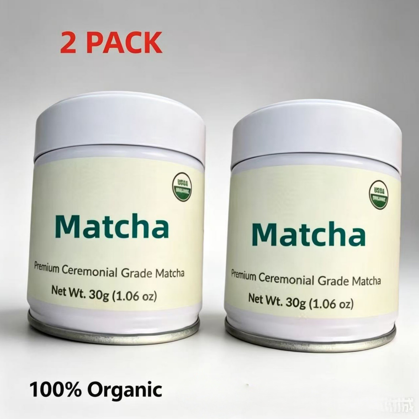 1/2 PC Japanese Matcha Powder 60g - Ceremonial Grade - 100% Organic Pure Premium