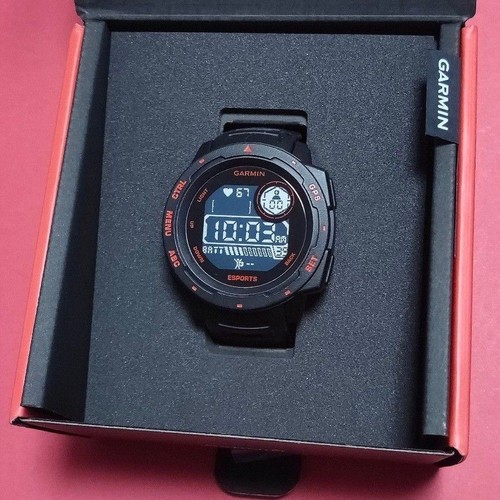 Pre-owned GARMIN Instinct Esports Edition GPS Smart Watch 45mm Black  E-Sports - 第 2/18 張圖片