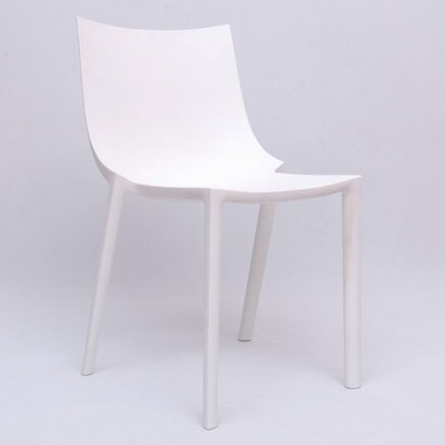 2x vintage Outdoor stuhl BO weiß stapelbar Philippe Starck für Driade 6.Z