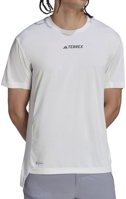 Adidas Terrex Multisport Herren Oberteil Weiß Kurzarm Running Run T-Shirt