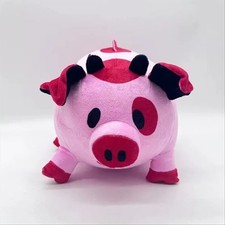 Fat Nuggets Pink Cute Fat Pig Toy Hazbin Hotel Helluva Boss Plush Doll Kid Gift