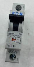 Eaton FAZ-C2/1 AND FAZ-C4/1 Circuit Breaker 230-240/400-415V 1 Pole 2A LOT OF 2