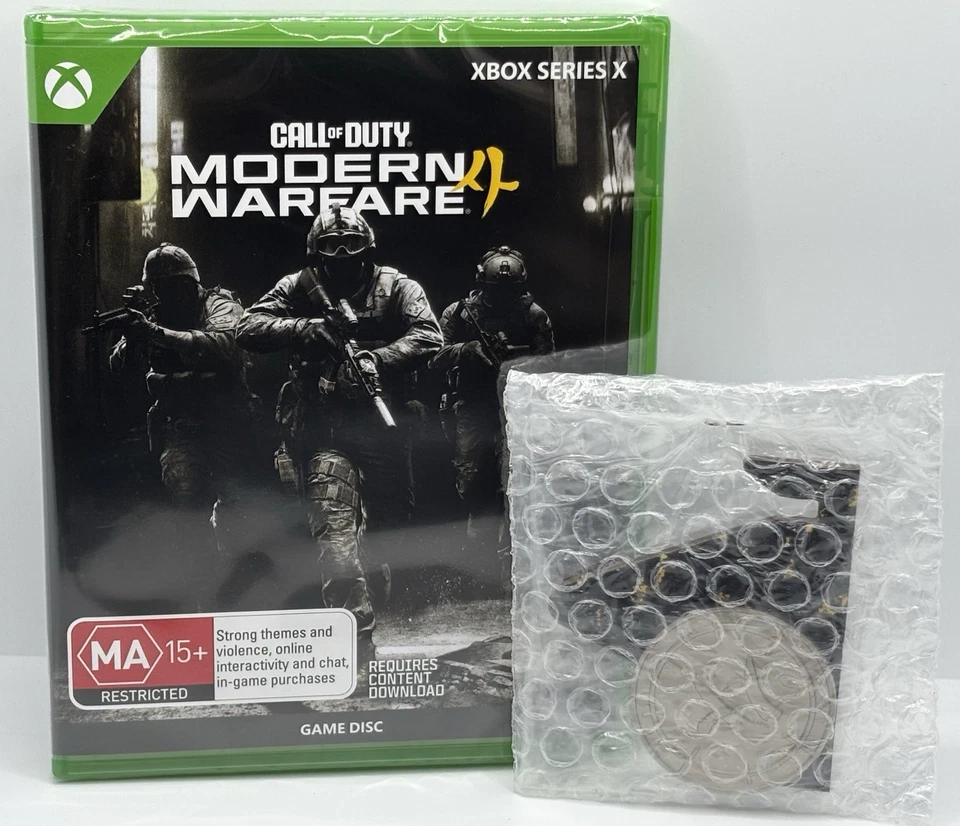 Call of Duty Modern Warfare 4 Xbox Series X Game + Coin | Brand New Sealed - image 1 of 4