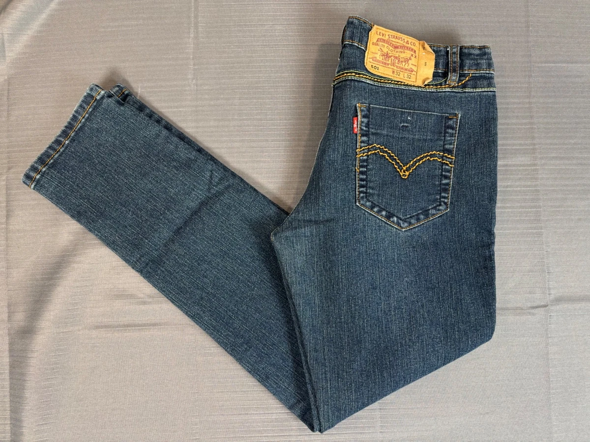 Levi’s 90s 501 made in USA W32 Vintage Levi's 501 Jeans Made in USA 32x32 90s Original Fit Blue