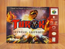MINTY BOX CIB Turok Rage Wars complete in Nintendo 64 n64 lot VERY CLEAN A+