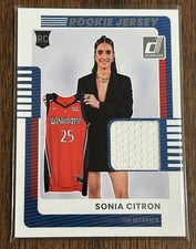 2025 Panini Donruss WNBA #15 Sonia Citron Rookie Jersey - Washington Mystics