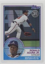 2018 Topps Silver Pack 1983 Design Chrome Update Series Ronald Acuna Jr 1cc7