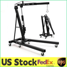 2t Folding Engine Hoist Cherry Picker Shop Crane Hoist Lift 4400lbs W6 Caster 2t Folding Engine Hoist Cherry Picker Shop Crane Hoist Lift 4400lbs W6 Caster