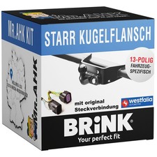 Brink Anhängerkupplung starr für Mercedes W639 Vito 10-14 mit 13pol spez. E-Satz
