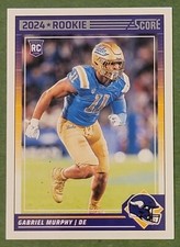 2024 Score - Rookies #376 Gabriel Murphy (RC) - Minnesota Vikings 