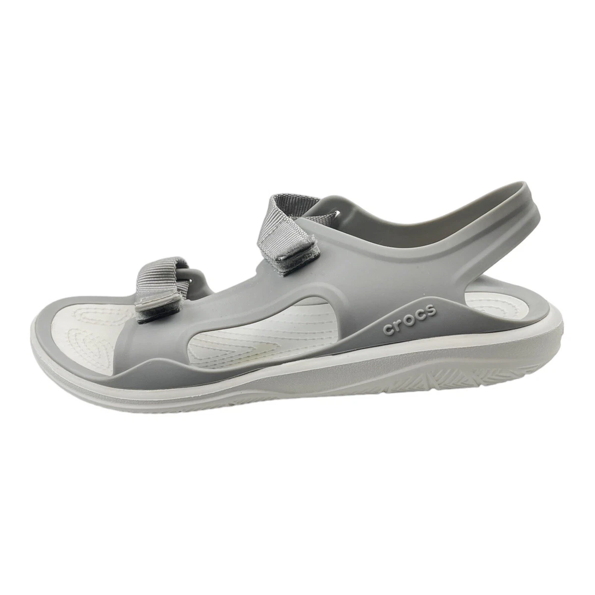 Crocs Swiftwater Expedition Sandals Women s Size 10 Gray Slingback Ankle Strap