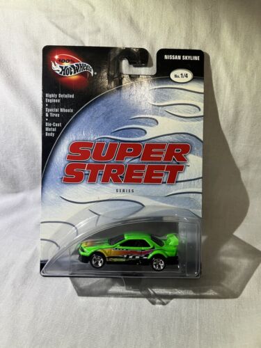 Hot Wheels 100% Nissan Skyline SUPER STREET SERIES green - Picture 1 of 5