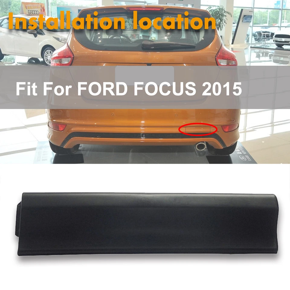 Tapa de cubierta de ojo de gancho de remolque para parachoques trasero para Ford Focus 2015 Sport Hatchback Foto 3 de 4