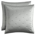 Hotel Collection Glint Quilted EURO Sham Set CHARCOAL GREY - $175