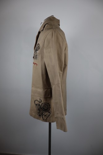 QUIKSILVER GIUBBINO GIACCA COTONE LEGGERO UOMO Tg. S MAN CASUAL JACKET VINTAGE - Foto 4 di 10