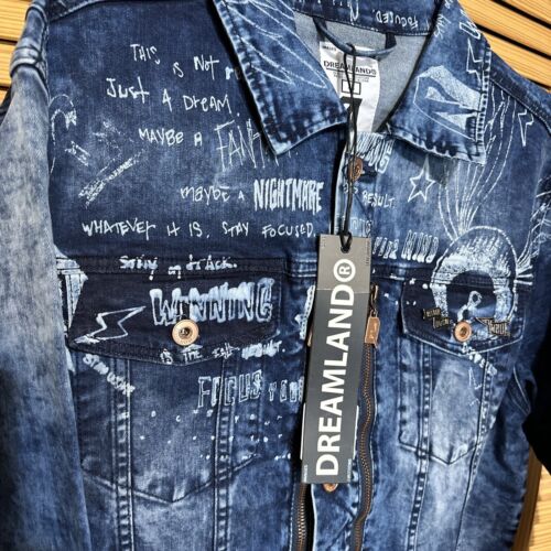Chaqueta de Jean Dreamland Denim Stonewash XL Imagen Emoción Idea Sensación Logotipo Regalo - Imagen 3 de 14