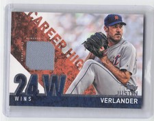 2015 Topps #CHR-JVE Justin Verlander Career High Relics (Series Two)