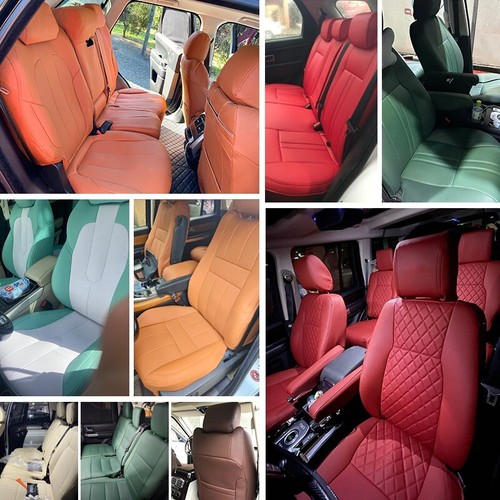 MOTOPTES CUSTOM CAR LEATHER COVERS FOR 2005-2024 LAND ROVER RANGER ROVER SPORT - Bild 5 von 20