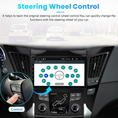 For Hyundai Sonata 2011-2015 Android 13 Apple CarPlay Car Stereo Radio GPS NAVI - Picture 8 of 16