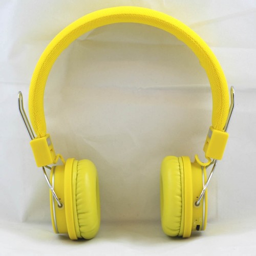 Bluetooth Headphones Wireless Hi-Fi Headset With MIC Yellow For Kids Children UK - Picture 8 of 8