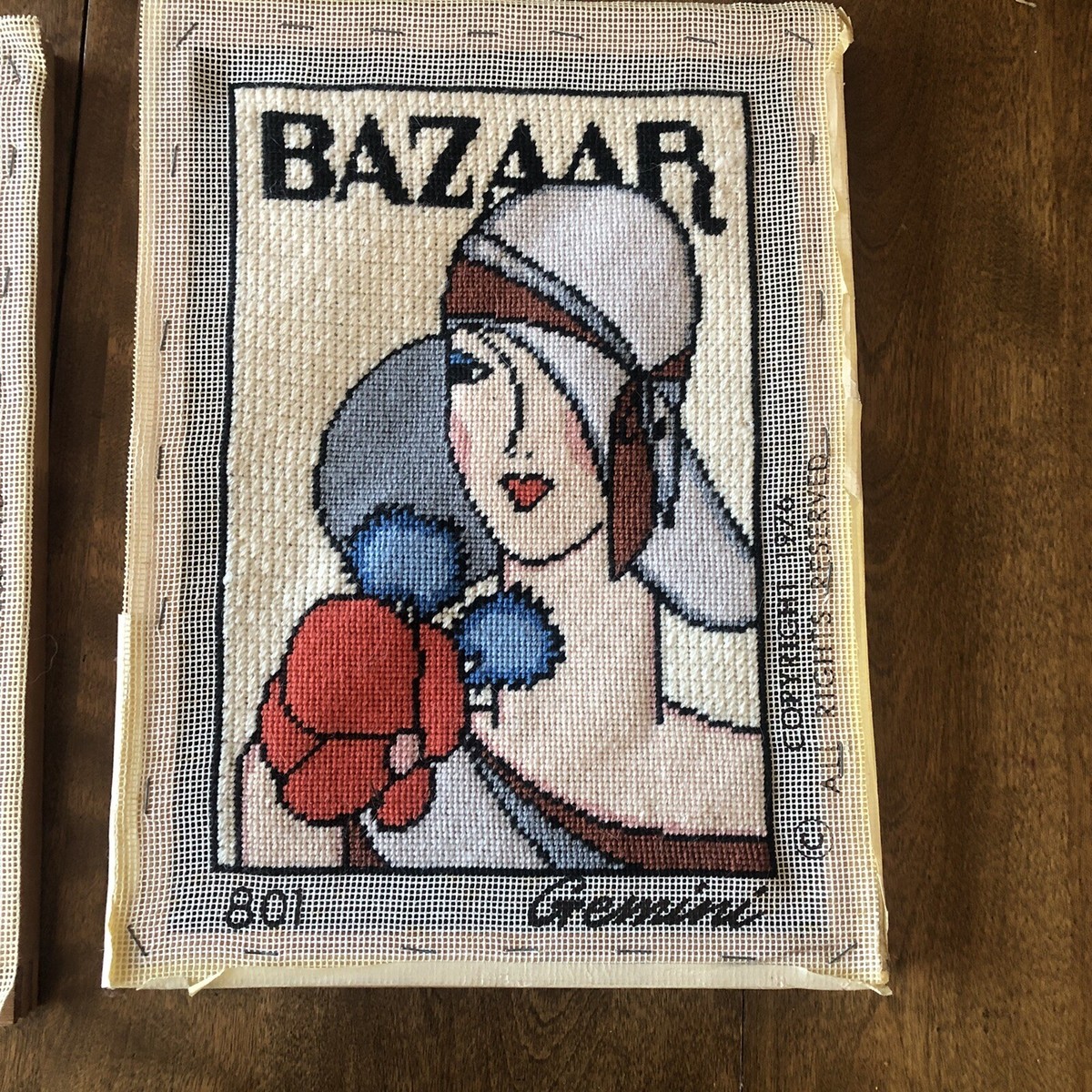 フランスアート　額縁セット　NEEDLEPOINT Vintage フランスアート額縁セットNEEDLEPOINT Vintage