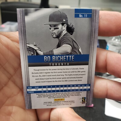 2020 Panini Chronicles Titanium Bo Bichette Rc # 11 | eBay