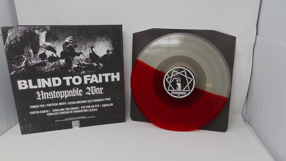 Unstoppable War~Blind To Faith RED/CLEAR VINYL 2020 ISOLATION O022 NEW READ IT - Image 2 of 3