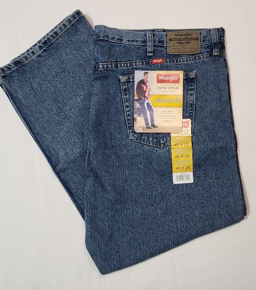 Wrangler Authentics Mens Big & Tall Classic Relaxed Fit Jean Jeans Para