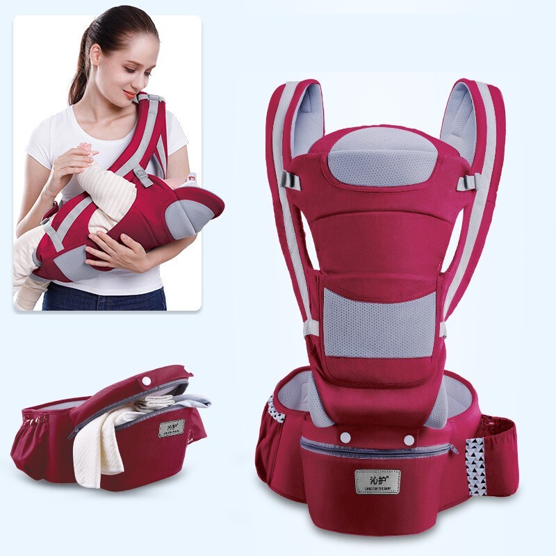 Ergonomic 3-in-1 Baby Carrier for Cozy Comfortable Carry-image