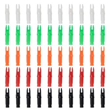 Variety Pack Carbon Arrow Nocks 50Pcs Compatibility with Arrow Shafts