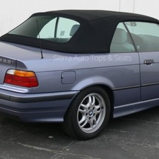 Bmw E36 3-series Convertible Top 94-99 Black Budget Cloth With Plastic Window