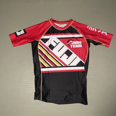 Fuji Adult Rashguard Short Sleeve Judo Jiujitsu MMA BJJ
