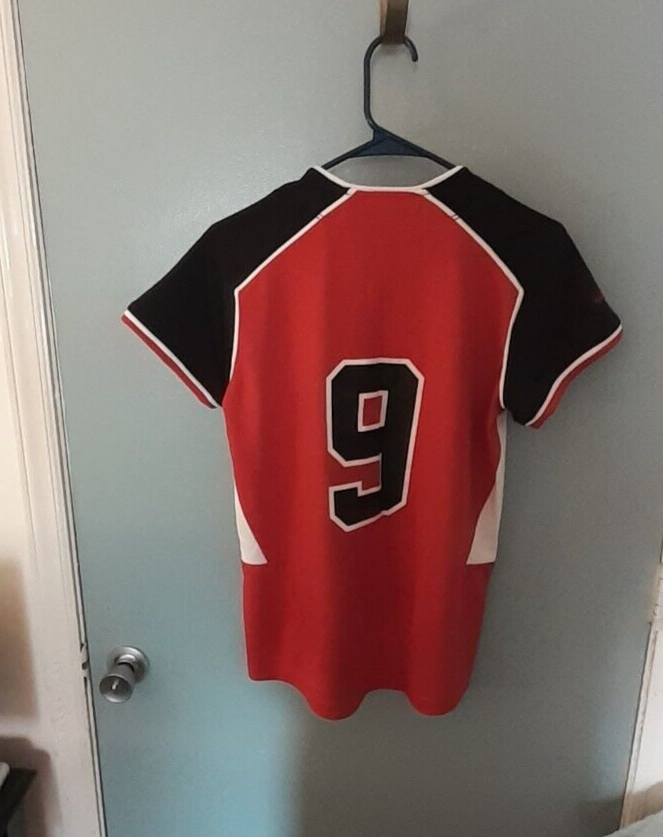 Authentic Boombah Timberwolves 9 USA FLAG Softball Baseball Jersey